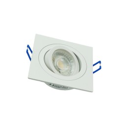 Bodové svietidlo podhladové ID-1016 AURIGA výklopné GU10/LED10W (štvorec) biele