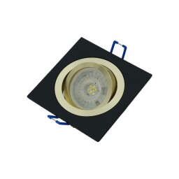 Bodové svietidlo podhladové ID-1017 AURIGA výklopné GU10/LED10W (štvorec) čierne