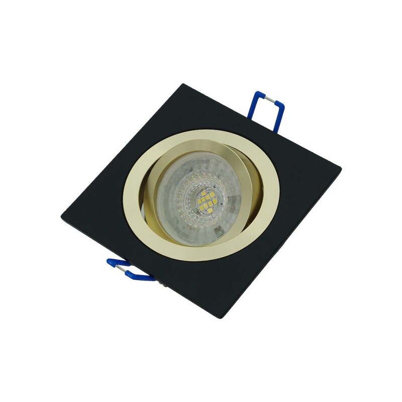 Bodové svietidlo podhladové ID-1017 AURIGA výklopné GU10/LED10W (štvorec) čierne