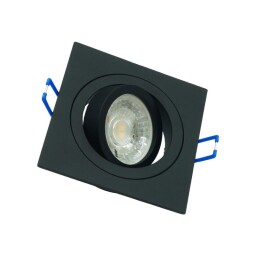 Bodové svietidlo podhladové ID-1017 AURIGA výklopné GU10/LED10W (štvorec) čierne