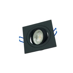 Bodové svietidlo podhladové ID-1017 AURIGA výklopné GU10/LED10W (štvorec) čierne