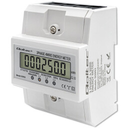 Digitálny elektromer Qoltec 50992 DIN 3-fázový 100A/400V 50Hz