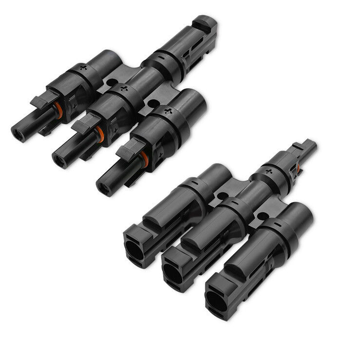 Rozbočenie MC4(3x) Qoltec 52600 T4 samec/samica - 2ks/balenie