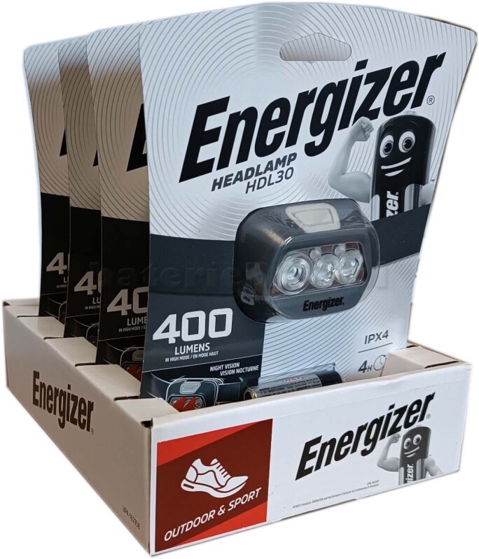 Energizer čelovka HDL30 400lm 3xAAA E303835900 (EAN: 7638900444292)
