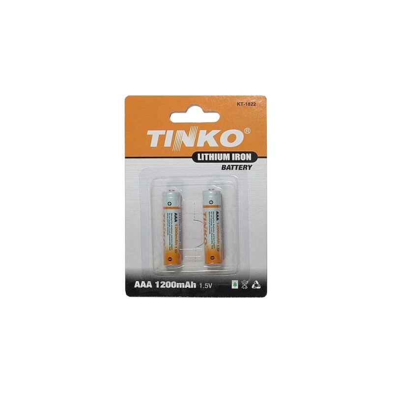Batéria TINKO Lithium AAA 1200mAh (2ks/balenie-blister)