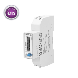 Elektromer jednofázový Orno OR-WE-512 , MID , 100A , digitálny