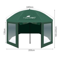 Rybársky dáždnik Malatec 10139