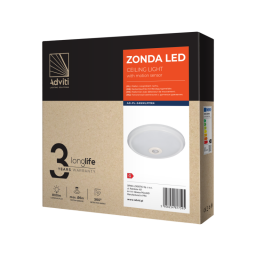 Senzorové svietidlo ZONDA 12W , 800lm , 4000K ORNO AD-PL-349WLPMR4 