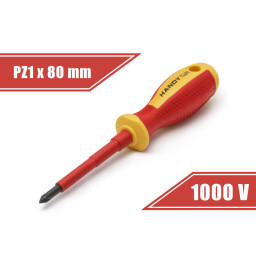 Skrutkovač krížový PZ1x80mm 1000V 10571