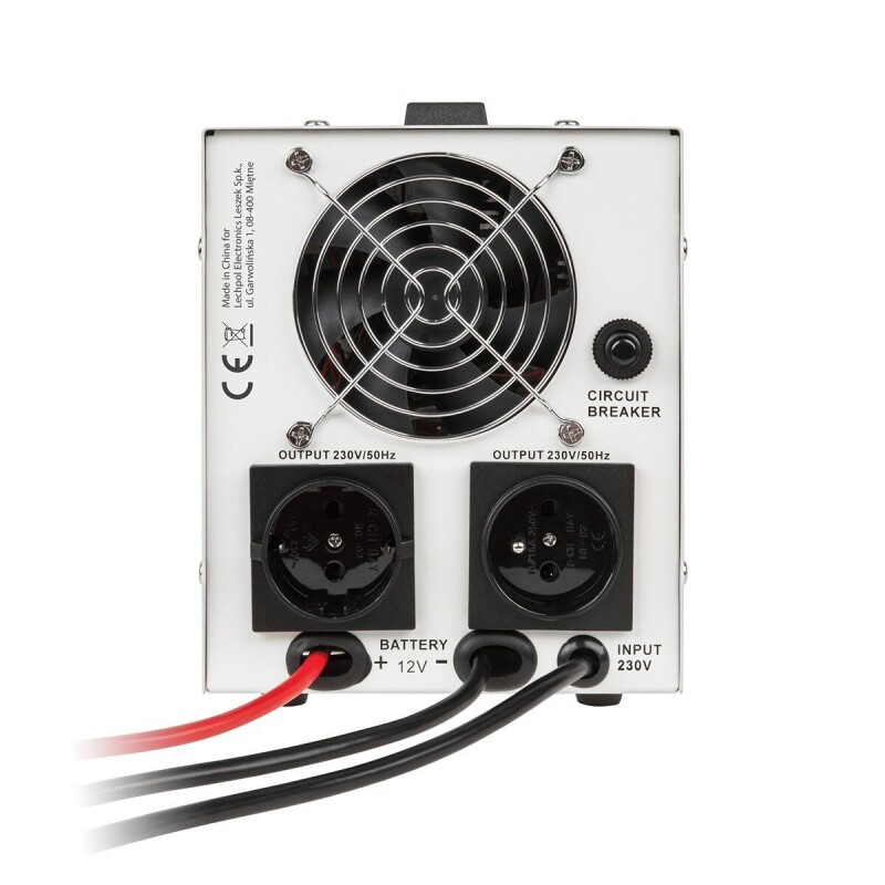 Záložný zdroj KEMOT URZ3405 PROsinus-800 prenosný 12V/230V 800VA / 500W biely