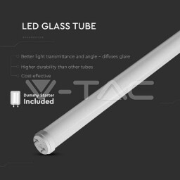 LED trubica T8 18W 120cm G13 sklo 4000K 25ks/Box V-TAC (2982) VT-1221