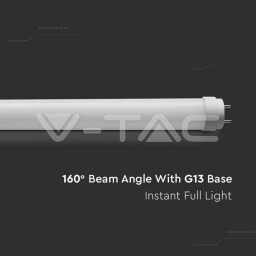 LED trubica T8 18W 120cm G13 sklo 4000K 25ks/Box V-TAC (2982) VT-1221