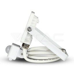 V-TAC LED Reflektor so senzorom 10W SAMSUNG chip 800lm 4000K biely (434) VT-10-S