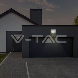 V-TAC LED Reflektor so senzorom 10W SAMSUNG chip 800lm 4000K biely (434) VT-10-S