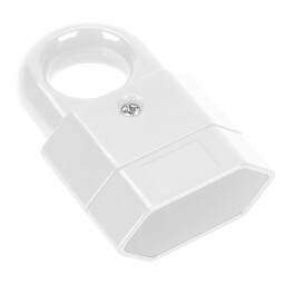 Zásuvka 2P s uškom , biela ORNO OR-AE-13181/W