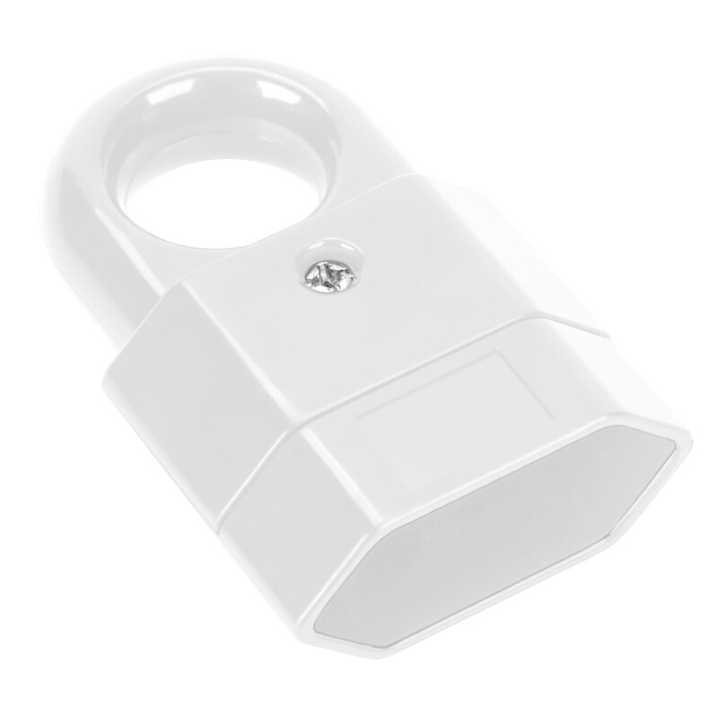 Zásuvka 2P s uškom , biela ORNO OR-AE-13181/W