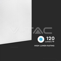 V-TAC LED Panel 40W 600x600mm 4950lm 4500K so zdrojom (2160246) VT-6060