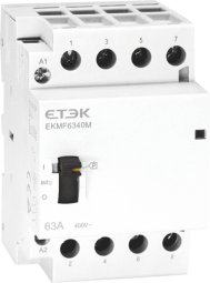 Stykač ETEK EKMF-4040M-230 160140 40A/4NO/230Vac  s manuálnym ovládaním
