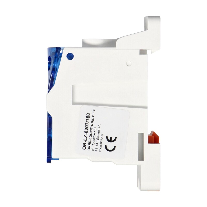 Rozbočovacia svorkovnica OR-LZ-8207/160 blok 1P 160A (vstup 1x 6-16mm² a 1x 70 mm²  / výstup 6x 16 mm²)