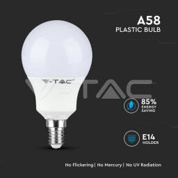 V-TAC PRO LED žiarovka 9W E14 A58 806lm 4000K SAMSUNG Chip (115) VT-269