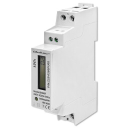 Digitálny elektromer Qoltec 50887 DIN 1-fázový 32A/230V 50Hz