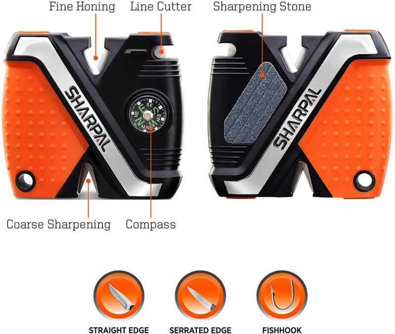 Sharpal 102N 5-In-1 FISHINGPAL Knife & Hook Sharpener
