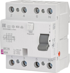 Prúdový chránič EFI-P4 A 63/0.03 002061513 10kA