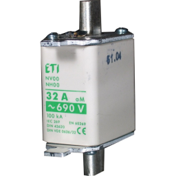 Poistka nožová Eti 004181402 NV00 C aM KOMBI 690V 4A