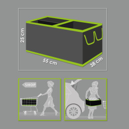 Organizér do batožinového priestoru 55x38x25cm 54924B