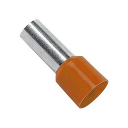 Dutinka izolovaná 1x 10,0 mm² / 12mm , Starfix 037669, hnedá (100ks/bal.)