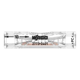 Bezskrutková svorka 2773-2401 priama (2x 0,75-4mm²) WAGO
