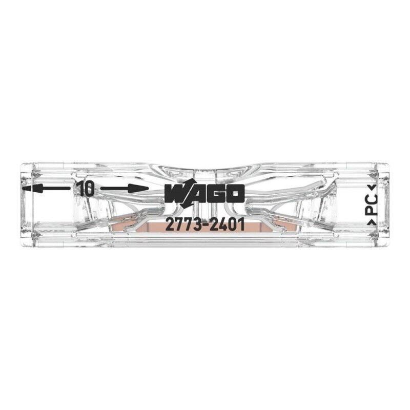 Bezskrutková svorka 2773-2401 priama (2x 0,75-4mm²) WAGO