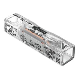 Bezskrutková svorka 2773-2401 priama (2x 0,75-4mm²) WAGO