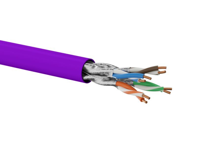 Dátový kábel Cat.6A U/FTP LSOH SOL AWG23 4x2x0,56 ECA 7935044VT-D-500
