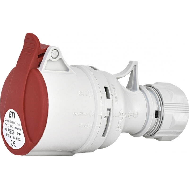 Spojovacia zásuvka ISN 1653 , 400V 16A 5-pólová IP44 10004278.00