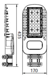 V-TAC Svietidlo uličné 50W 6000lm 4000K (958)