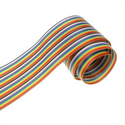 Kábel VFL 40x24AWG (0,205mm²) dupont 10farieb (st.ozn. PNLY)