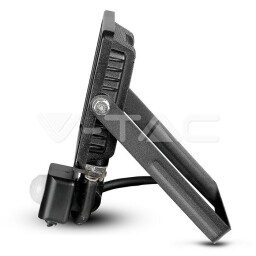 V-TAC LED reflektor so senzorom 20W SAMSUNG chip 1600lm 6000K čierny (453) VT-20-S - produkt s vadou : senzor pohybu nejde natočiť dolava