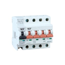 Vypínač s napäťovou spúšťou CKYB63+MX+OFF PV 4P 32A 1000V DC pomocný kontakt 1NO/1NC