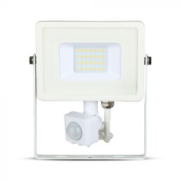 V-TAC LED reflektor so senzorom 20W SAMSUNG Chip 1600lm 6400K biely (450) VT-20-S