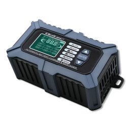 Inteligentná mikroprocesorová nabíjačka s testerom batérií a funkciou opravy 12V/6A , LCD displej , pre batérie AGM/LiFePO4/GEL Qoltec 52488