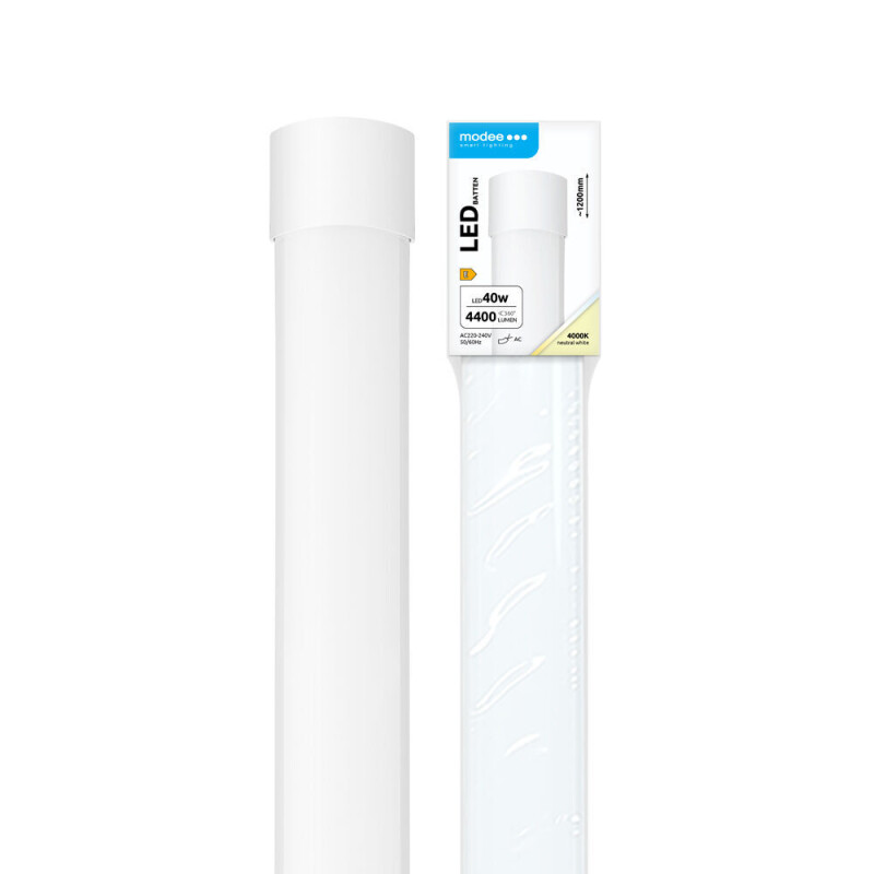Modee Lighting Batten LED 40W 1200mm IP20 4000K (4400lm) ML-BL1200-40W4000K