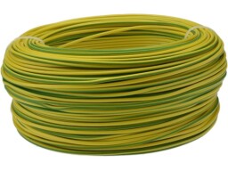 Vodič ohybný H07V-K 1x70 mm² zeleno/žltá 750V (CYA 1x70)