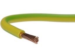 Vodič ohybný H07V-K 70 mm² zeleno/žltá 750V (CYA 1x70)