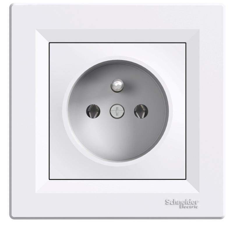 Asfora - EPH2800121 - 1-zásuvka 2P+E 16A/250V - biela 