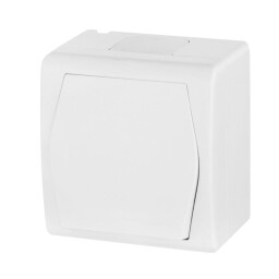 Hermes 2 - 1001-00 - spínač č.6 biely IP44