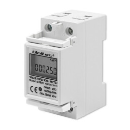 Digitálny elektromer Qoltec 50899 DIN 1-fázový 230V 60A