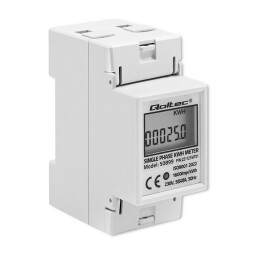 Digitálny elektromer Qoltec 50899 DIN 1-fázový 230V 60A