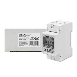 Digitálny elektromer Qoltec 50899 DIN 1-fázový 230V 60A