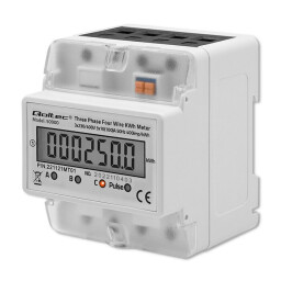 Digitálny elektromer Qoltec 50900 DIN 3-fázový 3x230/400V 100A